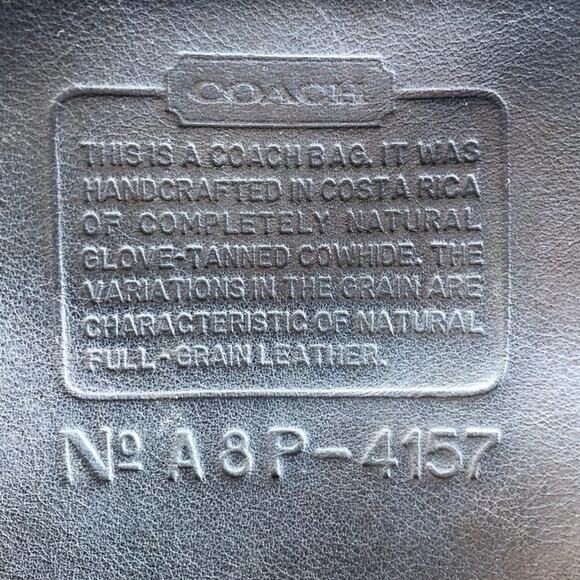 Vintage Coach 4157 Soho Black Leather Buckle Tote | Fall Staple Made in USA EUC - Picture 5 of 12